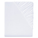 LIVARNO home Napínacia džersejová plachta, 140 – 160 x 200 x 25 cm (biela)