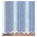 Forbyt, Hotová záclona alebo balkónový komplet, Loreta, biela 250 x 120 cm