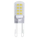 EMOS ZQ9536 LED ZIAROVKA CLASSIC JC 2,5W G9 NEUTRALNA BIELA