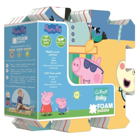 Trefl Penové puzzle  Peppa Pig leto