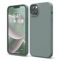 elago Silicone Case pre iPhone 14 Plus Midnight Green