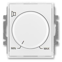 Ovládac hlasitosti (SS) biela/biela Element/Time (ABB)