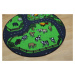 Dětský kusový koberec Farma II. kruh - 160x160 (průměr) kruh cm Vopi koberce