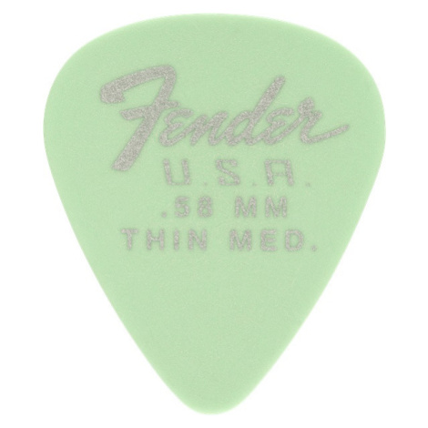 Fender 351 Dura-Tone Picks 0.58 Surf Green