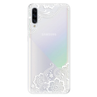 Odolné silikónové puzdro iSaprio - White Lace 02 - Samsung Galaxy A30s