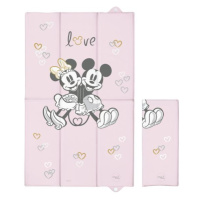 CEBA Podložka prebaľovacia cestovná 50x80 Disney Minnie & Mickey Pink