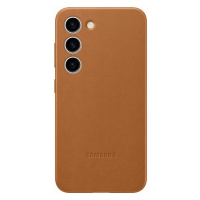 Kryt Samsung Leather case for Samsung Galaxy S23+ Camel (EF-VS916LAEGWW)