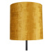 Klasická stojaca lampa čierny odtieň zlatá 40 cm - Simplo