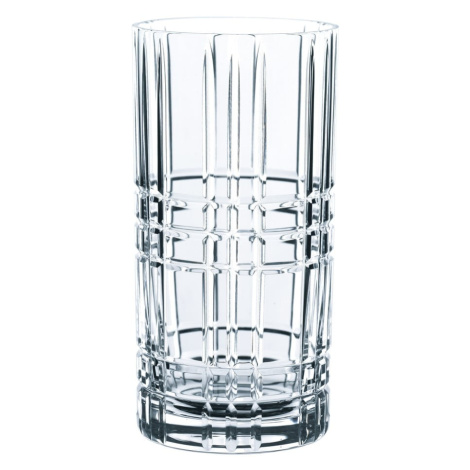 Súprava 4 pohárov z krištáľového skla Nachtmann Square Longdrink, 445 ml