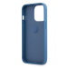 Plastové puzdro Guess na Apple iPhone 13 Pro GUHCP13L4GMRBL 4G Ring modré