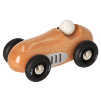 Drevené športové auto mini - prírodné
