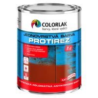COLORLAK PROTIREZ S2015 - Syntetická antikorózna farba 2v1 RAL 8012 - červenohnedá 2,5 L