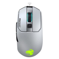 ROCCAT KAIN 202 AIMO BEZDROTOVA HERNA MYS, 2,4GHZ WIRELESS, 16000 DPI, RGB, BIELA