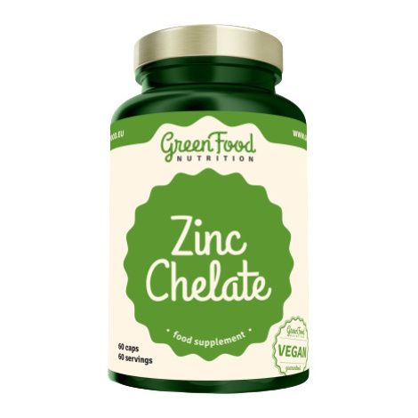 GREENFOOD NUTRITION Zinok Chelát 60 kapsúl