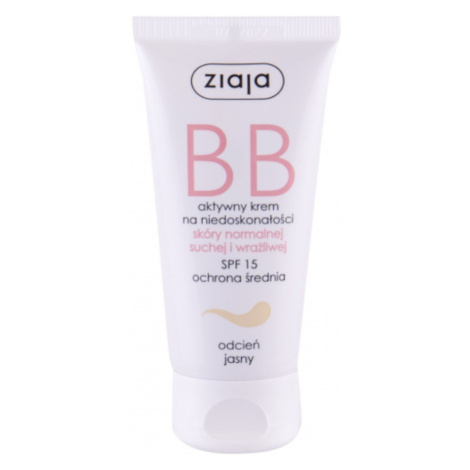 ZIAJA BB krém pre normálnu a suchú pleť SPF 15 svetlý odtieň 50 ml