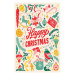 Bavlnená utierka eleanor stuart Happy Christmas, 46 x 71 cm