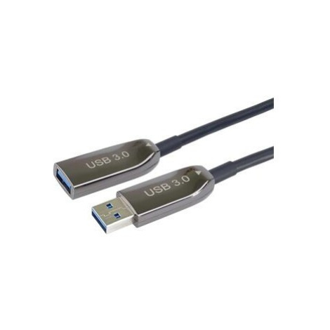 PremiumCord USB 3.0 predlžovací optický AOC kábel A/Male - A/Female 25m