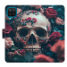 Flipové puzdro iSaprio - Skull in Roses 02 - Samsung Galaxy A12