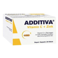 ADDITIVA Vitamín C + zinok 80 kapsúl