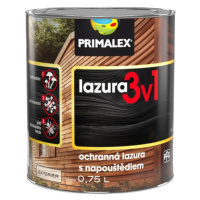 PRIMALEX Lazúra 3v1 - Ochranná tenkovrstvá lazúra s napúšťadlom na drevo tis kanadský, 0,75 L