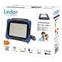 LED stavebný reflektor Ledar 6 500 K 120° čierna 75 W