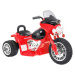mamido Detská elektrická motorka červená