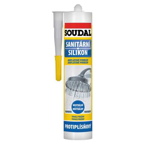 Soudal Sanitárny silikón neutrálny 280 ml biely