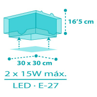 Dalber Happy Jungle stropné svietidlo detská izba