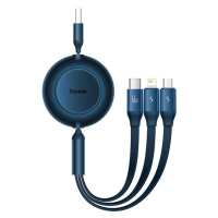 Kábel Baseus Bright Mirror 3, USB 3-in-1 cable for micro USB / USB-C / Lightning 66W / 2A 1.1m (