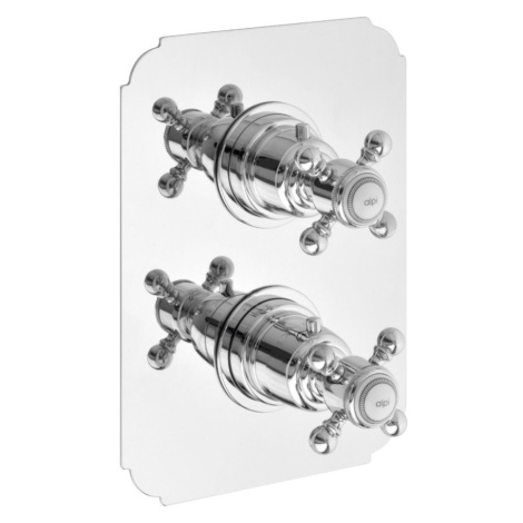 SASSARI podomietková sprchová termostatická batéria, 2 výstupy, chróm (LO89163) SR392 Sapho