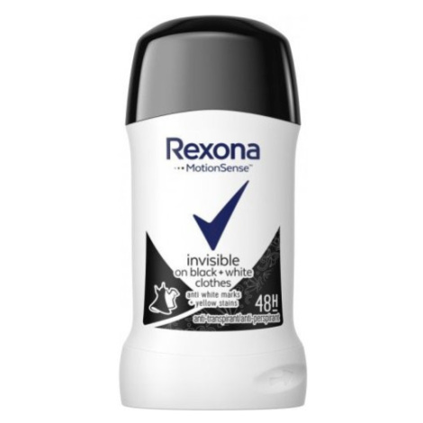 Rexona Invisible Black+White stick 40ml