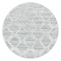 Kusový koberec Pisa 4703 Grey kruh - 160x160 (průměr) kruh cm Ayyildiz koberce
