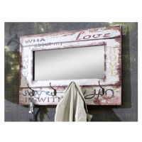 Vešiakový panel so zrkadlom Lovis, vintage%