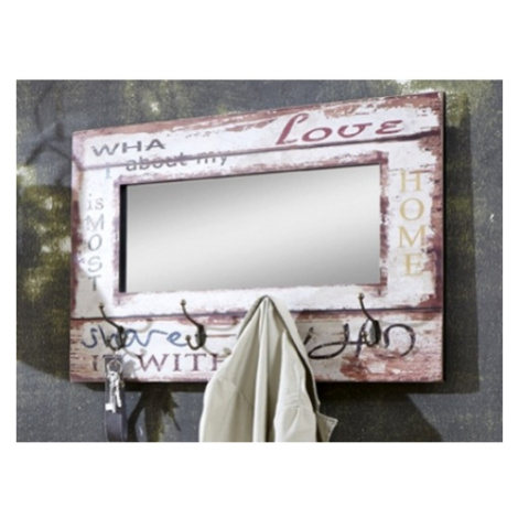 Vešiakový panel so zrkadlom Lovis, vintage% Asko