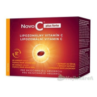 Novo C plus forte LIPOZOMÁLNY VITAMÍN C s extraktom zo šípok a citrusovými bioflavonoidmi, 60 ks