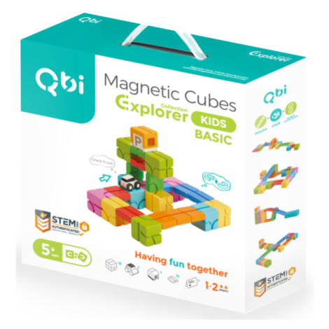 QBI Explorer Kids Basic Pack magnetická stavebnica 27