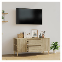 vidaXL TV skrinka dub sonoma 102x44,5x50 cm spracované drevo