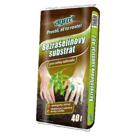 Agro bezrašelinový substrát na celú záhradu 40 l Agro CS