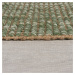 Běhoun Mottle Jute Ombre Green - 60x230 cm Flair Rugs koberce