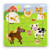 BABU - Puzzle zvieratká z farmy