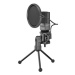 Marvo, streamovací mikrofon, MIC-03, bez regulace hlasitosti, černý, s 270&deg; otočným tripodem