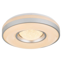 Stropné LED svietidlo Colla kovový rám strieborná