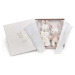 Bábiky pletené zajačiky Baby Threads Cream Bunny Gift Set ThreadBear krémové z jemnej mäkkej bav