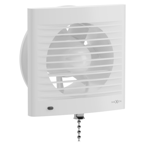 Mexen EXS 120 kúpeľňový ventilátor, káblový spínač, biely - W9604-125K-00