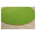 Kusový koberec Eton zelený 41 kruh - 400x400 (průměr) kruh cm Vopi koberce