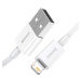 Kábel Baseus Superior CALYS-B02, USB na Lightning 2.4A, 1.5m, biely