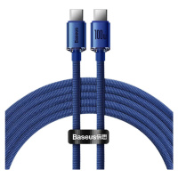 Kábel Baseus Crystal Shine cable USB-C to USB-C, 100W, 1.2m (blue)