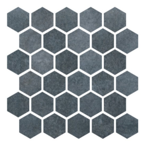 Mozaika Cir Materia Prima navy sea hexagon 27x27 cm lesk 1069915