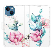 Flipové puzdro iSaprio - Beautiful Flower - iPhone 13 mini