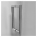 MEREO - Sprchové dvere, LIMA, dvojdilene, zasúvacie,  120 cm, chróm ALU, sklo Číre CK80423K